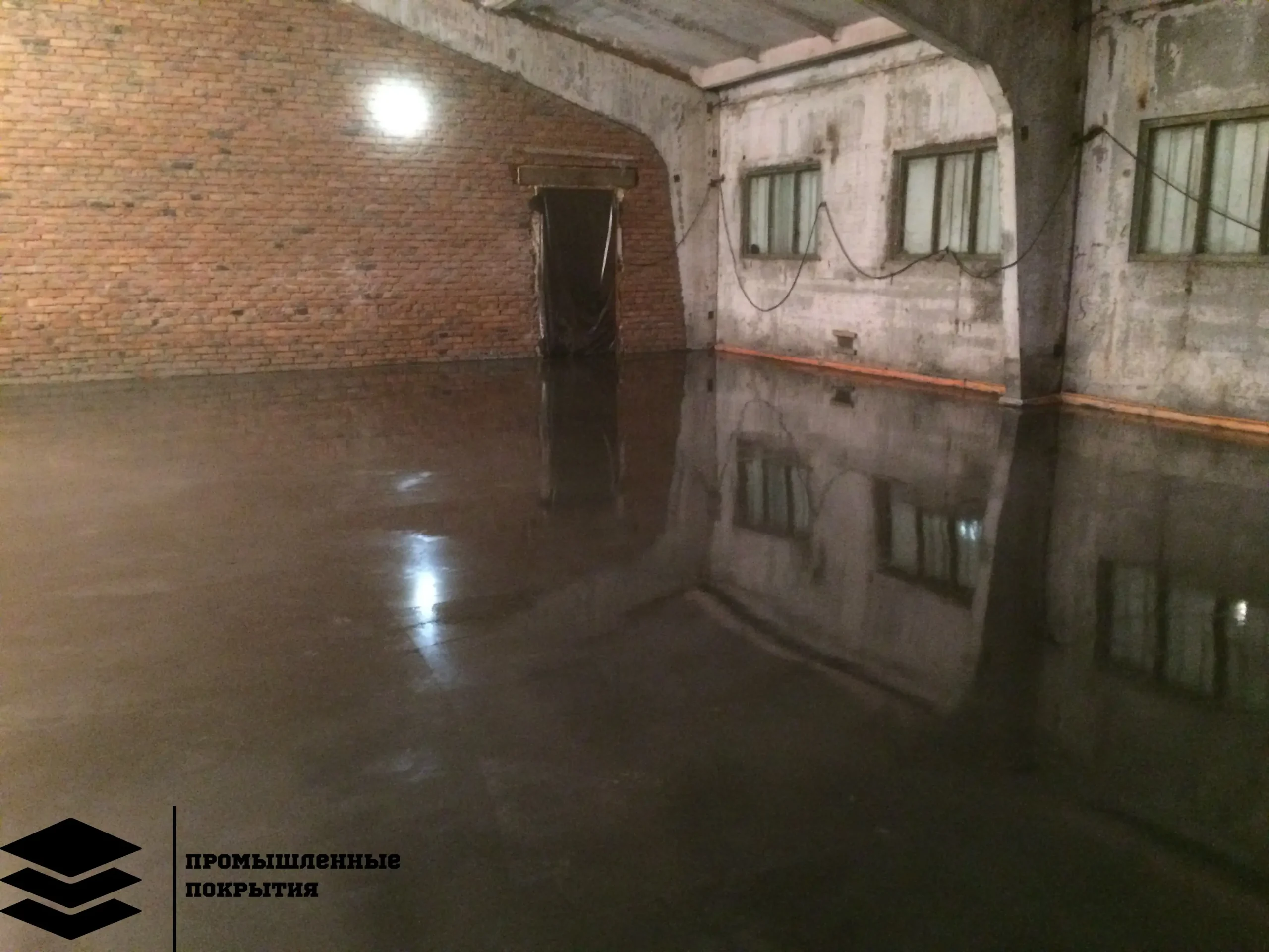 Промышленный бетонный пол