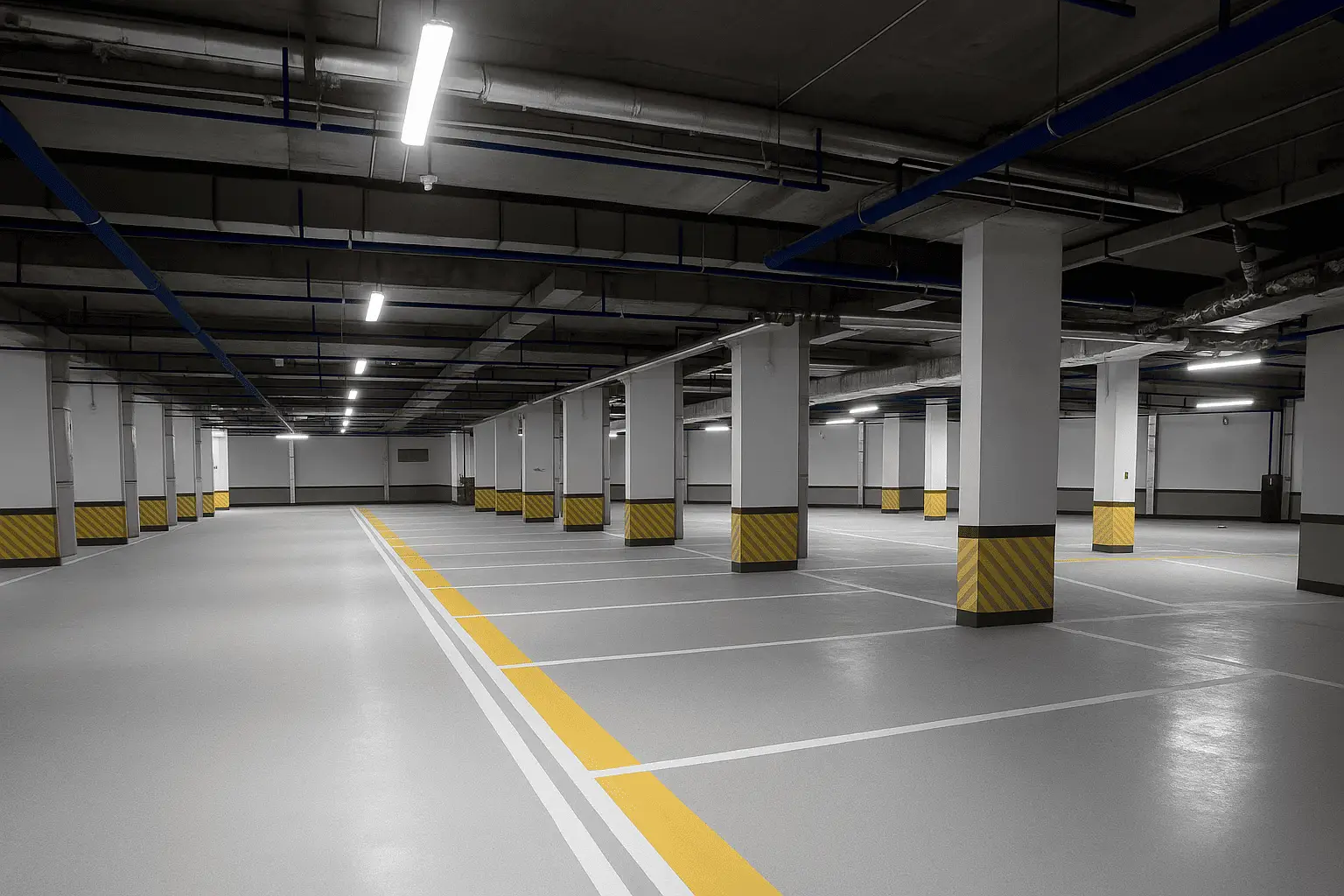 Парковка с эпоксидным покрытием